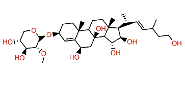 26-Norechinasteroside A desulfated